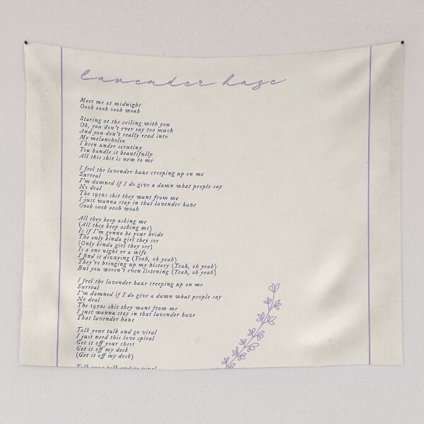 Item preview, Lyric lavender haze designed and sold by Shanny-Johns.