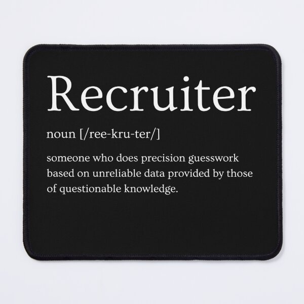 Item preview, Funny Recruiter Definition designed and sold by Recruiter-Love.