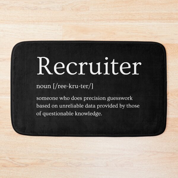 Item preview, Funny Recruiter Definition designed and sold by Recruiter-Love.