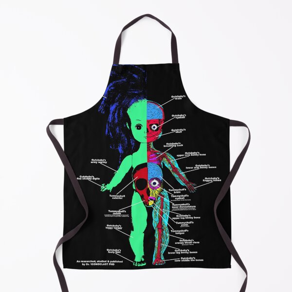 Item preview, Anatomy of Gutsbaby chart POP art colors 6 designed and sold by 1CONOCLA5T.