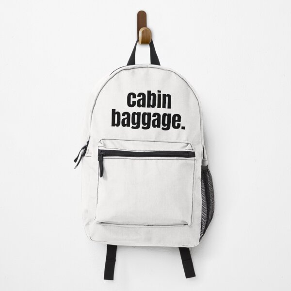 Item preview, Cabin baggage. Luggage, bags, travel. Funny, amusing text only design. Black text designed and sold by JellyBeenzz.