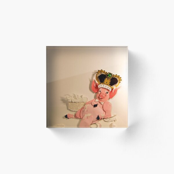Cochinito Acrylic Block
