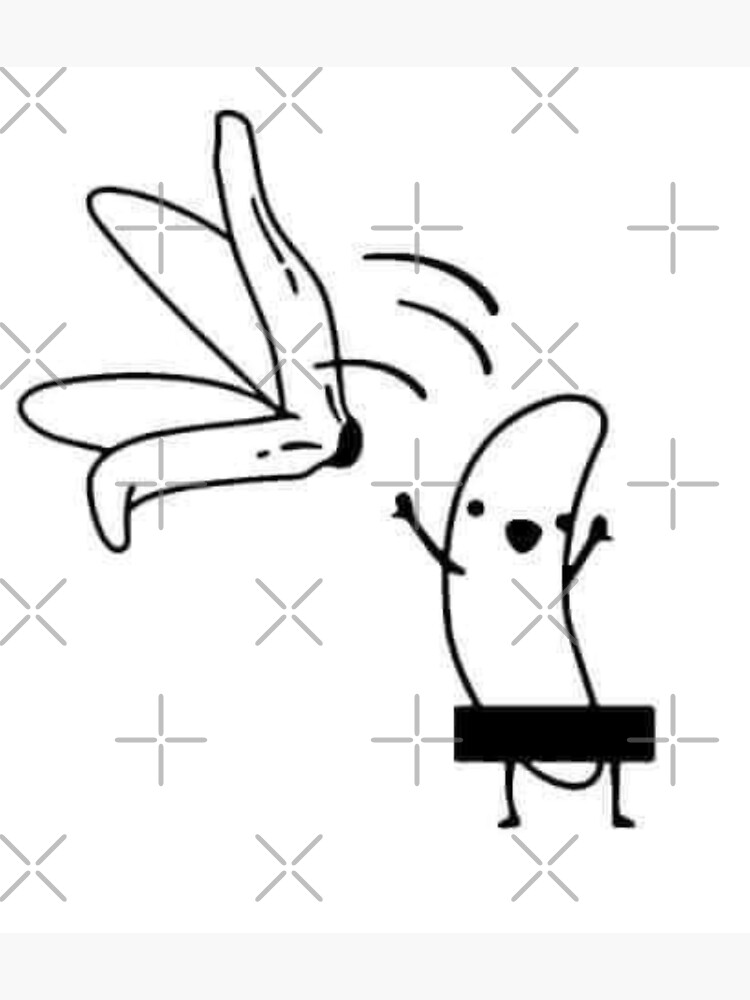 "Banana Splits by JessieJArt2021" Sticker for Sale by JessieJArt2021