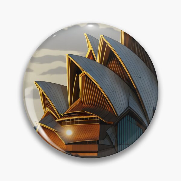 Item preview, Jeffrey Smart Inspired Art - Sydney Opera House designed and sold by ArtzandDesignz.