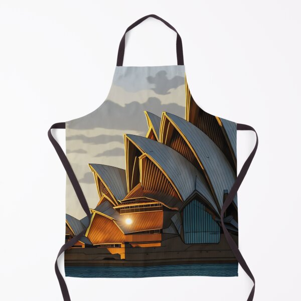 Item preview, Jeffrey Smart Inspired Art - Sydney Opera House designed and sold by ArtzandDesignz.