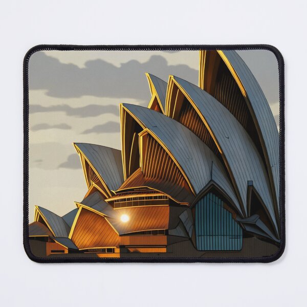 Item preview, Jeffrey Smart Inspired Art - Sydney Opera House designed and sold by ArtzandDesignz.