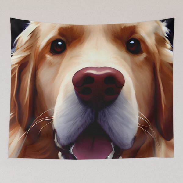 Item preview, golden retriever - anime painting dog #8 designed and sold by supeart.