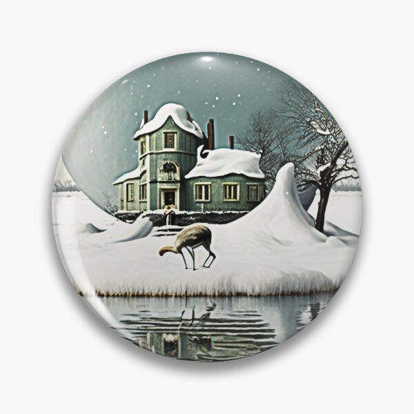 Item preview, SURREAL WINTER COLLAGE Mid journey Ai Art designed and sold by davidjulie.