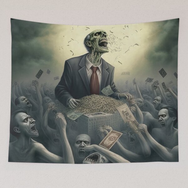 Item preview, Greedy Zombies designed and sold by JohnVibes.