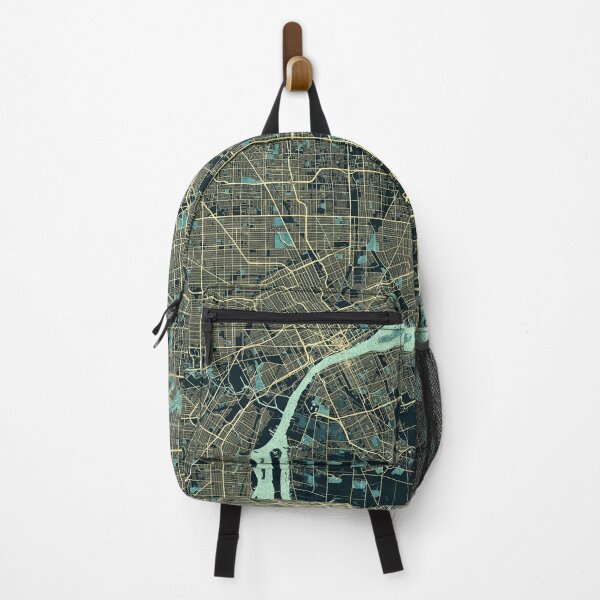 Item preview, Detroit City Map of Michigan, USA - Summer designed and sold by deMAP.