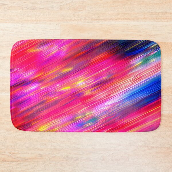 Item preview, thick dense paint pattern knife art - pink blue paint pattern #20 designed and sold by supeart.