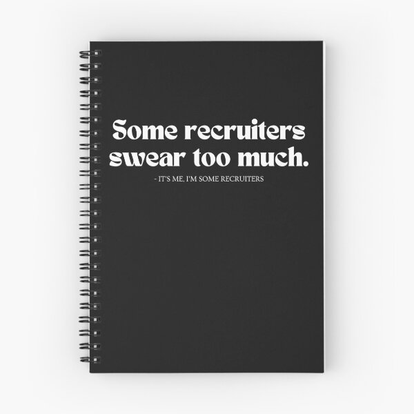 Item preview, Funny Recruiter Swearing designed and sold by Recruiter-Love.
