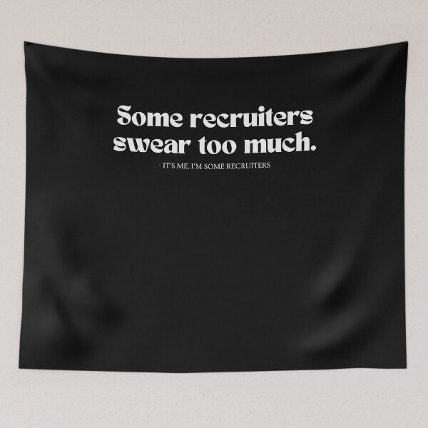 Item preview, Funny Recruiter Swearing designed and sold by Recruiter-Love.