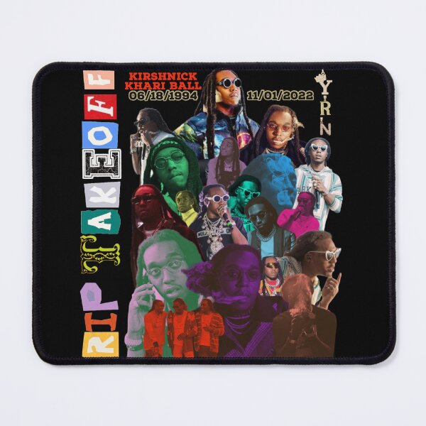 Item preview, R.I.P. Takeoff (Kirshnick Khari Ball)  Migos Fan Collage  designed and sold by VantaTheArtist.