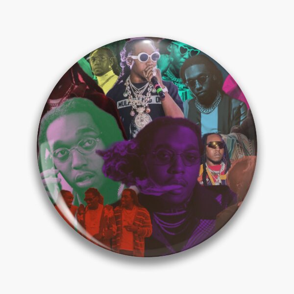 Item preview, R.I.P. Takeoff (Kirshnick Khari Ball)  Migos Fan Collage (Icey Pendant Edition) designed and sold by VantaTheArtist.