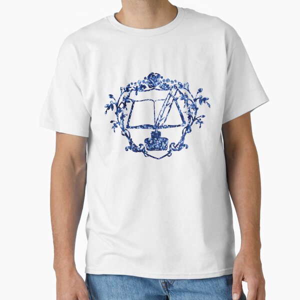 Item preview, Ascendance of a Bookworm - Myne's Workshop Crest with blue sequin logo star rose quill ink designed and sold by AKR-Hobby.