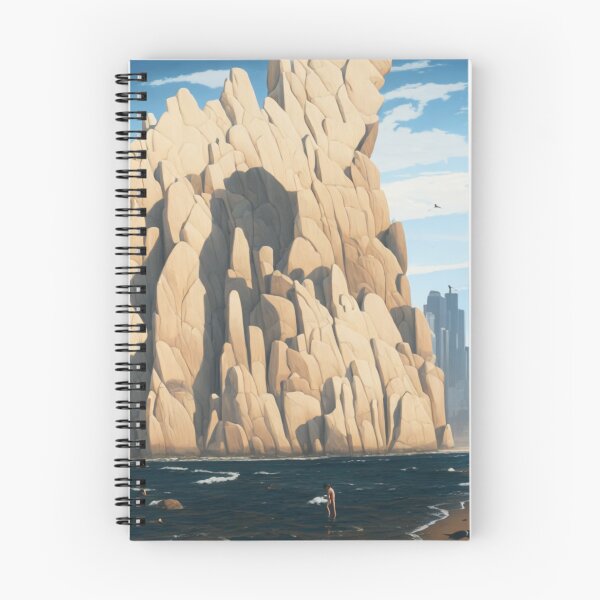 Item preview, Jeffrey Smart Inspired Art - Rocky Beach designed and sold by ArtzandDesignz.