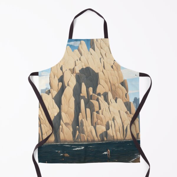 Item preview, Jeffrey Smart Inspired Art - Rocky Beach designed and sold by ArtzandDesignz.