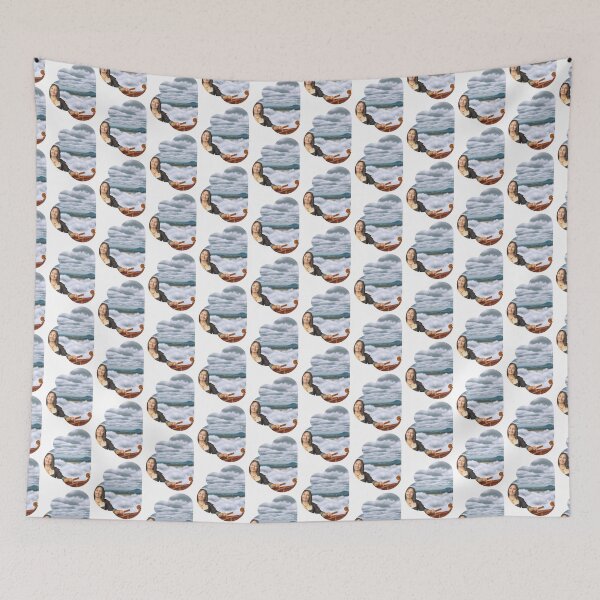 Item preview, Mona Lisa in the Clouds white designed and sold by AndPeace702.