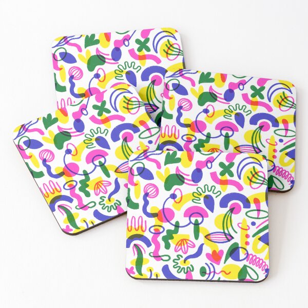 Item preview, Colorful Vibrant Digital Doodle Art designed and sold by candiceongart.