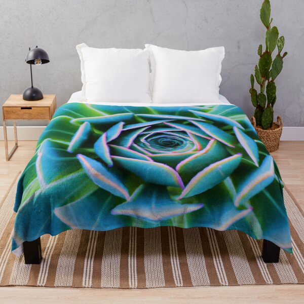 Artikelvorschau, teal flower fractal pattern entworfen und verkauft von Bakesales.