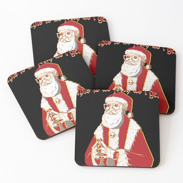 Item preview, Jolly As I Get Funny Gothic Santa Dark Christmas designed and sold by Merchking1.