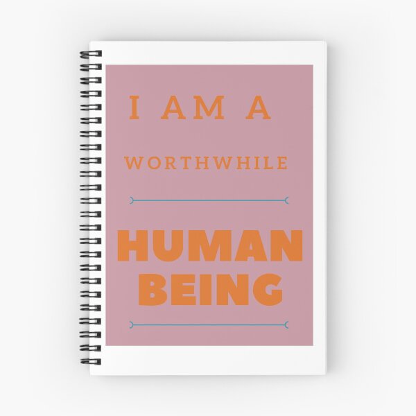 Item preview, I am a Worthwhile Human Being designed and sold by e-dream.