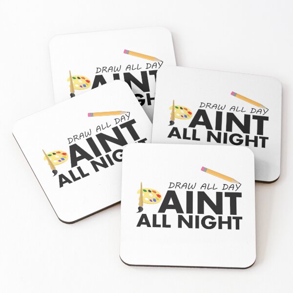 Item preview, Draw all day, Paint all night designed and sold by Adamzworld.