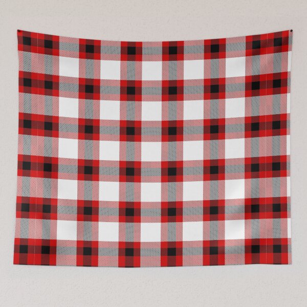 Item preview, Red, White and Black Festive Plaid designed and sold by Greenbaby.