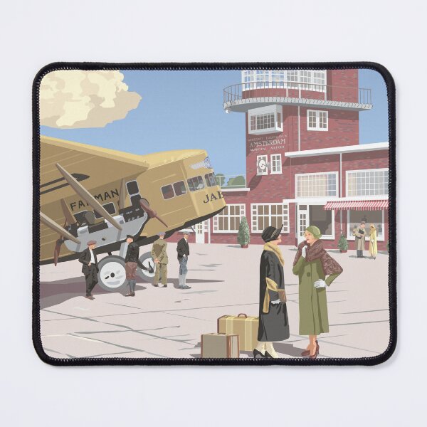 Item preview, Schiphol Airport, Amsterdam with Farman Jabiru, circa early 1930s designed and sold by contourcreative.