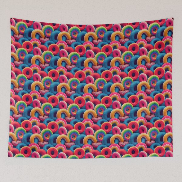 Item preview, Rainbow Plush Donuts designed and sold by cardinalhill.