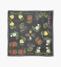 D1G1TAL-M00DZ ~ FOLKART ~ FLORAL ~ New Zealand Wild Flowers by tasmanianartist Scarf