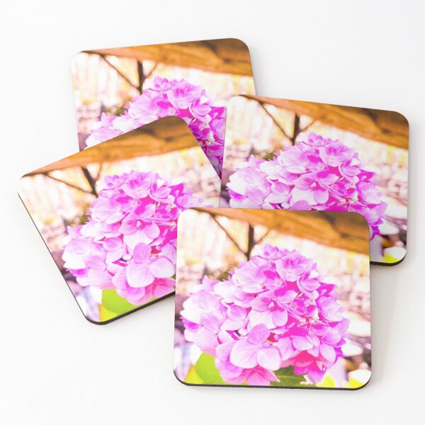 Item preview, Pink Hydrangea Flowers designed and sold by UnicornCrafts.