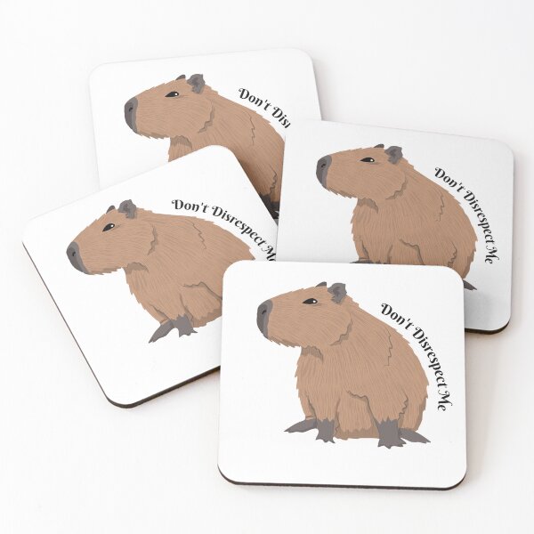 Item preview, Don't disrespect me Capybara lover Capybara owner Capybara cute designed and sold by earthlingsmerch.