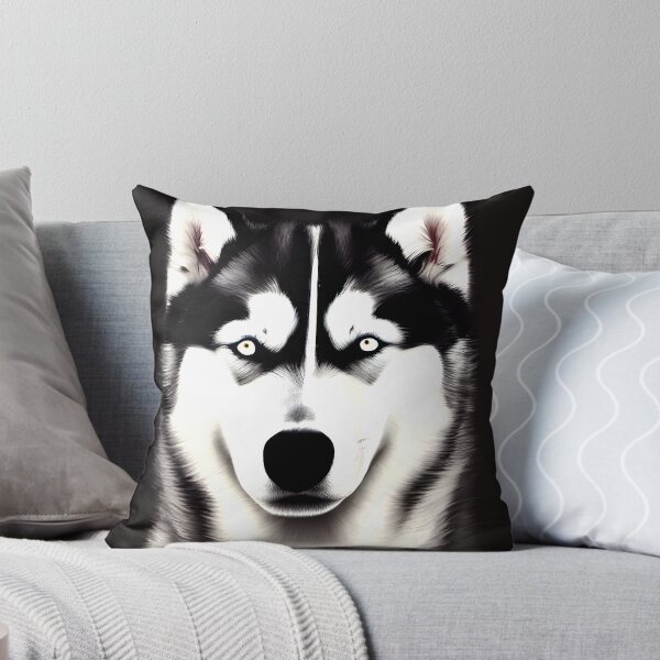 Aperçu de l'œuvre Portrait de chien coloré Husky Sibérien #45 créée et vendue par supeart.