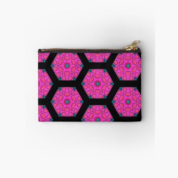 Item preview, Pink Blobs in the Hexagon designed and sold by debutpagesart.