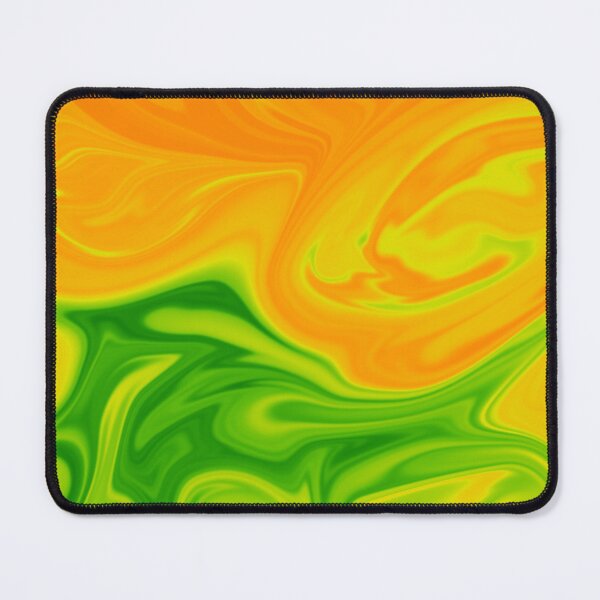Item preview, Vibrant Peach Green Yellow  Liquid Art. Liquid Marble. Abstract Design. designed and sold by Jason123za.