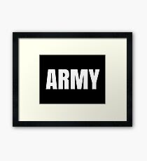 Army Framed Print