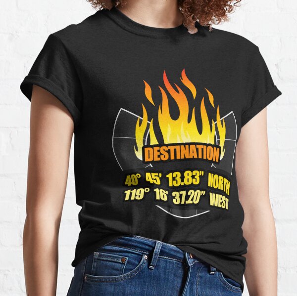 JET Print Find Your - Burning Man Festival T-Shirt for Men - Size