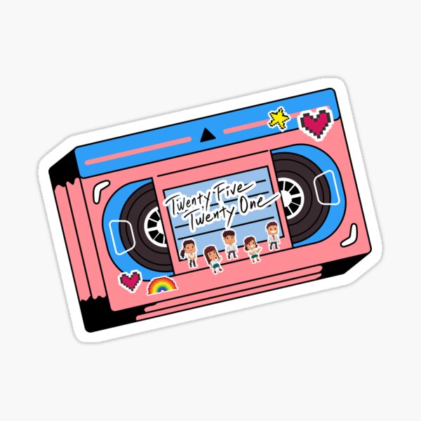 Item preview, Twenty Five Twenty One Kdrama VHS Sticker designed and sold by simon's  heart ♡.