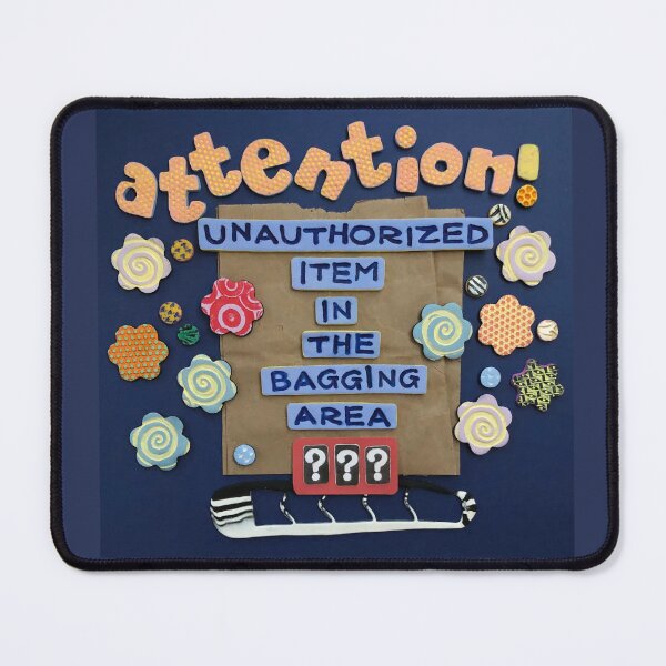 Item preview, Unauthorized Item In The Bagging Area designed and sold by prunellaparsnip.