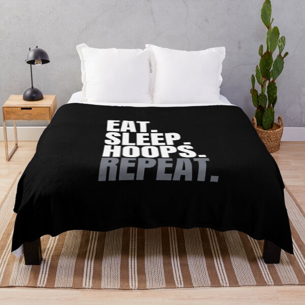Item preview, Eat sleep hoops repeat designed and sold by We Grow.
