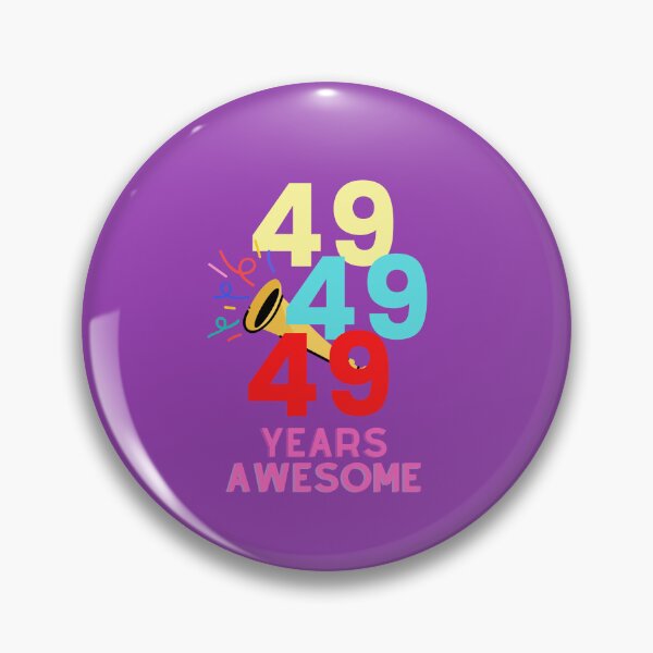 Item preview, 49 YEARS AWESOME designed and sold by starfishstuff.