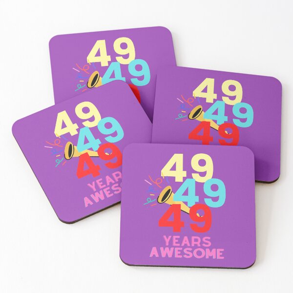 Item preview, 49 YEARS AWESOME designed and sold by starfishstuff.