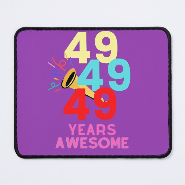 Item preview, 49 YEARS AWESOME designed and sold by starfishstuff.