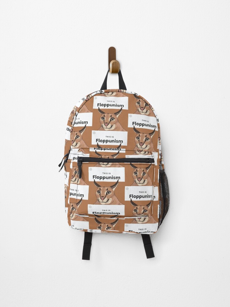 Thumbnail 1 of 3, Backpack, Floppunism Floppa designed and sold by Rzera-.