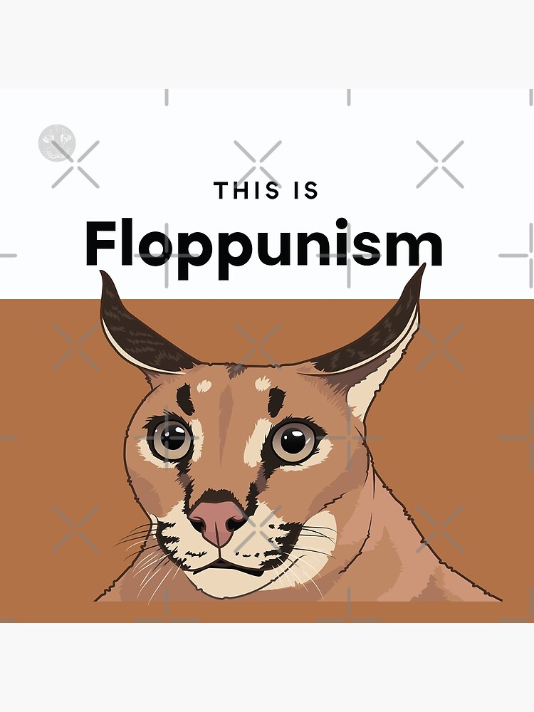 Big Floppa My Beloved Caracal Meme | Art Board Print