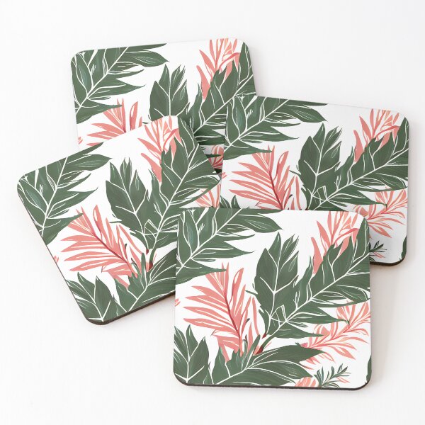 Item preview, tripical leaf floral pattern #18 designed and sold by supeart.