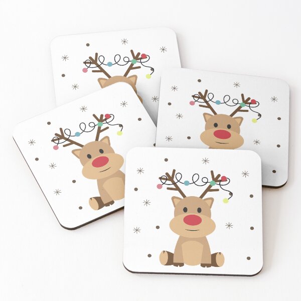 Item preview, adorable rudolph christmas print designed and sold by 442b.