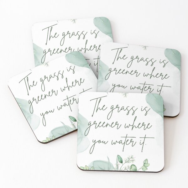 Item preview, The Grass Is Greener Where You Water It designed and sold by MalcolmAndPark.
